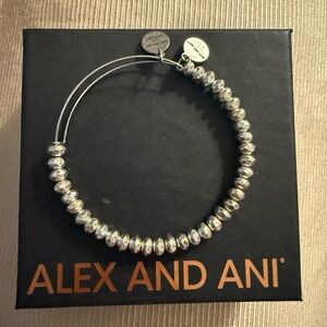 ⭐️ Alex and Ani: Shimmering Silver Beaded Bracelet